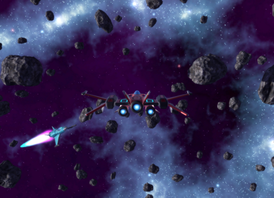 Space Attack almost hit